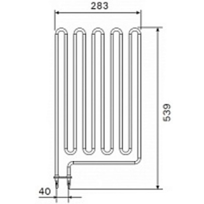 harvia, heating elements, ZCU-830, 3000W